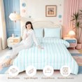 thumbnail image 3 of Erosebridal Line Art Full Size Comforter Sets,Modern Stripes Bedding Comforter Set,Polkadot Reversible,3-Piece,1 Comforter and 2 Pillowcases, 3 of 7