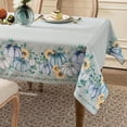thumbnail image 4 of Fall Thanksgiving Tablecloth,Autumns Pumpkin Maple Leaf Country Table Cloth,Waterproof Resistant Durable Rectangle Table Cover (60 X 84 INCH), 4 of 6