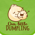 thumbnail image 4 of Inktastic Our Little Dumpling Boys or Girls Baby Bib, 4 of 4
