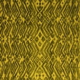 thumbnail image 1 of Ahgly Company Indoor Square Abstract Yellow Modern Area Rugs, 5' Square, 1 of 4