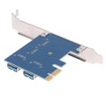 thumbnail image 3 of Ver 009S Plus PCIe Riser PCI Express 1x a 16X Adaptador SATA 15Pin a 6Pin, 3 of 9
