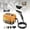 Orange, variant on Portable Handheld Steam Cleaner,High Temperature,Handle Controllable Switch/Intelligent Digital Display,4 Brush Heads for Car, Kitchen, Furniture, Grout, Tile,Orange