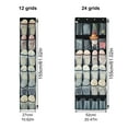 thumbnail image 6 of Jesscasday 12/24 Grid Over The Door Shoe Organizer Shoe Rack Hanging Shoe Organizer, 6 of 13
