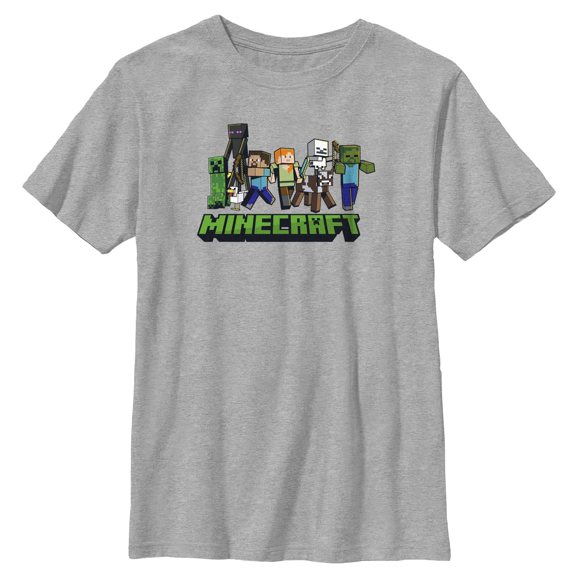 Boys Minecraft My Lineup Crew T Shirt