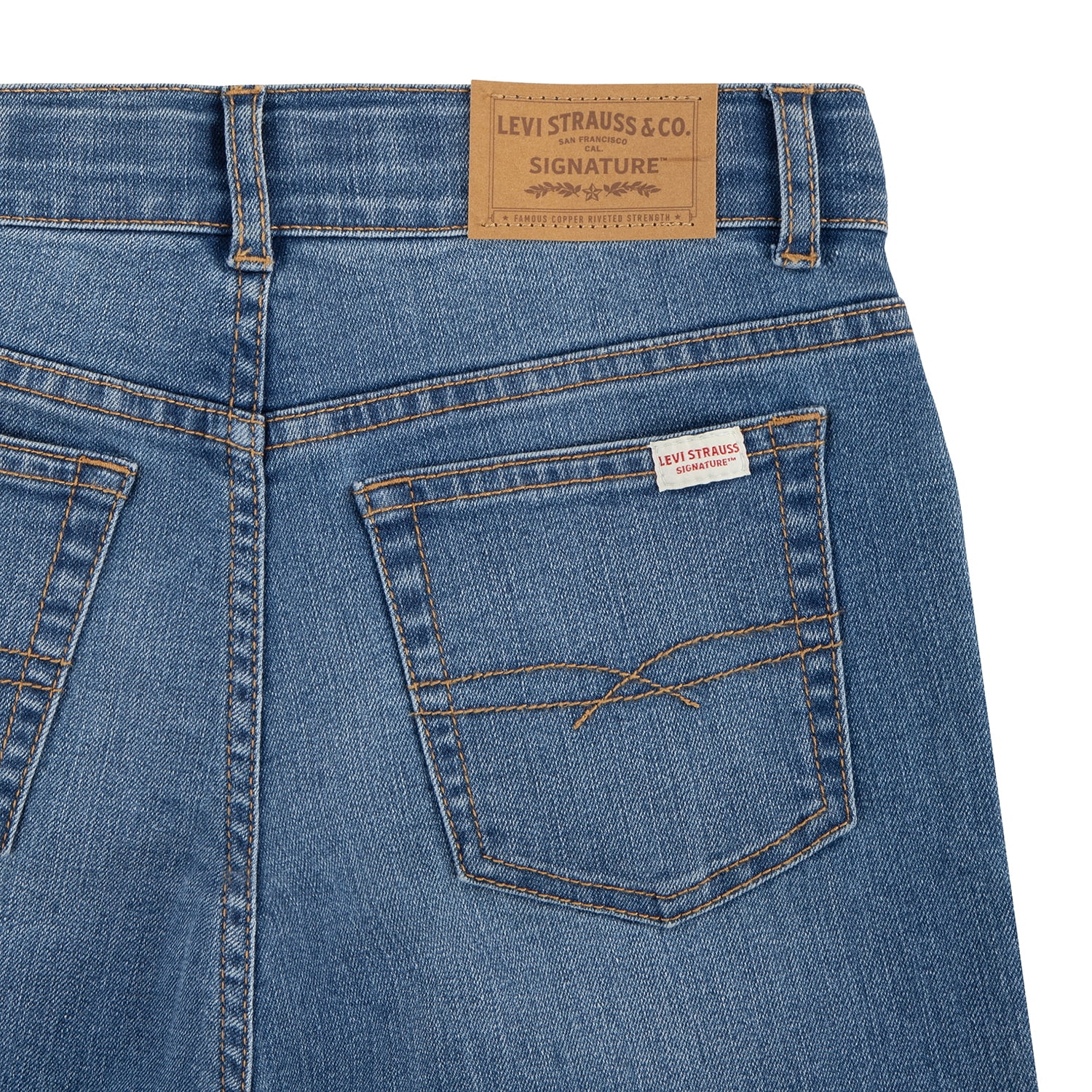 Levi Strauss Signature Girls Wide Leg Jeans, Sizes 5-18