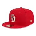 thumbnail image 3 of Men's New Era  Red San Diego Padres 2023 Fourth of July 59FIFTY Fitted Hat, 3 of 5