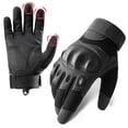 thumbnail image 1 of Guantes de Moto IOAGSVW Negro Pantalla Táctil Antideslizantes para Hombre, 1 of 7