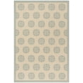thumbnail image 2 of SAFAVIEH Outdoor LND181L Linden Collection Cream / Aqua Rug, 2 of 7