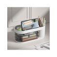 thumbnail image 3 of Makeup Organizer For Vanity With Brush Holder, Multi-Functional Pen Pencil Holder Storage Box For Desk, Rotating Desk Make Up Organizers And Storage F, 3 of 4
