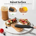 thumbnail image 6 of U-Taste Silicone Jar Spatula: 600ºF Heat-Resistant Food-Grade 10in Long Sourdough Stirring Stick, Seamless Flexible Peanut Butter Spreader (Black), 6 of 10