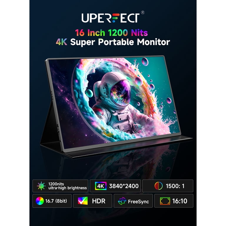 UPERFECT 4K Portable Monitor, 16