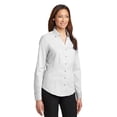 thumbnail image 4 of Red House® - Ladies French Cuff Non-Iron Pinpoint Oxford Shirt. RH63, 4 of 6