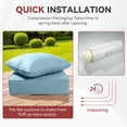 thumbnail image 4 of Gymojoy 24 in. x 24 in. x 6 in.Deep Seat Cushion Set, Olefin 8-Piece Deep Seating Outdoor Replacement Lounge Chair loveseat Sofa Cushion in Baby Blue, 4 of 6