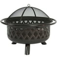 thumbnail image 2 of Best Choice Products 36in Outdoor Firebowl Fire Pit Stove w/ Bronze Finish for Patio, Backyard, Garden - Black, 2 of 7