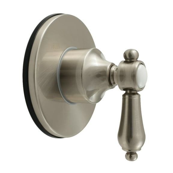 Kingston Brass KS4038BAL Heirloom Single-Handle Six-Way Diverter Valve with Round Trim Kit, Brushed Nickel