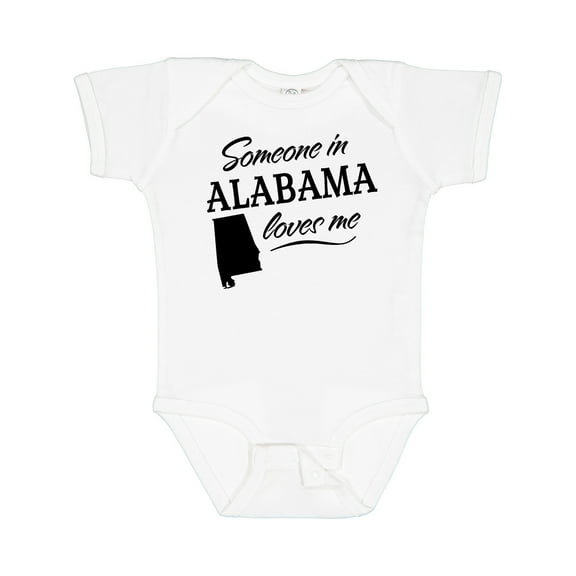 Inktastic Someone in Alabama Loves Me Boys or Girls Baby Bodysuit