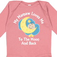 thumbnail image 4 of Inktastic Mamaw Grandma Loves Me Girls Boys Boys or Girls Long Sleeve Baby Bodysuit, 4 of 5