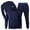 Navy, variant on RJMDKXZ Mens 3 Piece Fleece Sweatsuits Long Sleeve Tracksuit Drawstring Pullover Hoodie & Crew Neck Sweatshirt & Jogging Sweatpants Sets with Pockets