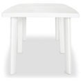 thumbnail image 2 of Mesa de jardín Blanco 210 x 96 x 72 cm Plástico, 2 of 5