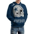 thumbnail image 5 of Football Cowboys 3D Print Hoodie Men Women Autumn Thin Pullover Sweatshirt Vintage Streetwear Tops, 5 of 6