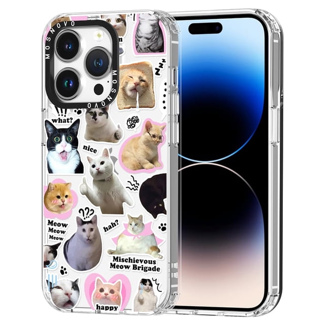 Funda de teléfono MOSNOVO para iPhone 14 Pro Buffertech 2m Drop Clea