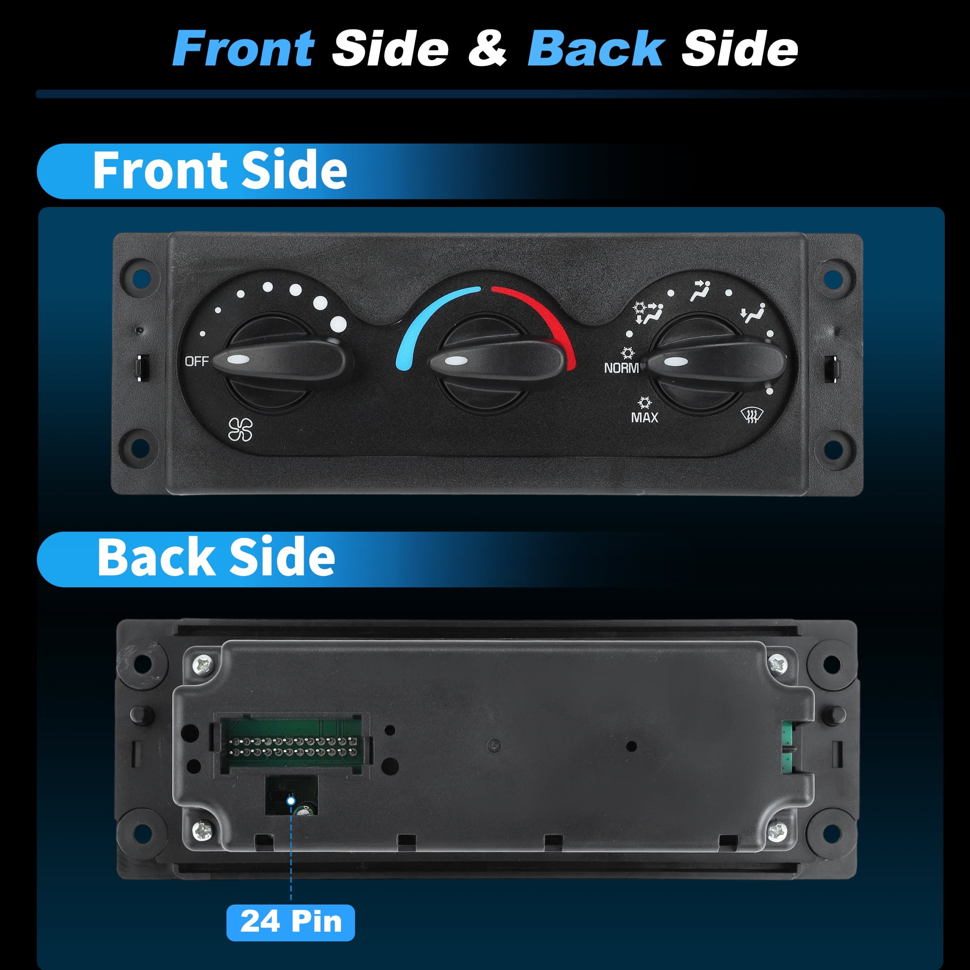 Unique Bargains A/C Climate Control Module Panel for International Vehicles