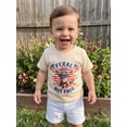 thumbnail image 4 of BemeyourBBs Toddler Baby Boy Girl 4th of July T-Shirts Outfit Patriot Independent Day Clothes American Flag Raccoon Letter Print Crew Neck Shirts Kids Summer Casual T Shirt Tops, 4 of 9