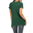 thumbnail image 4 of Mittory Womens Summer Oversized T Shirts Casual Short Sleeve Loose Side Split Tops Gym Workout Top, 4 of 7