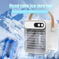 thumbnail image 6 of HomeLife USB Mini Refrigeration Air Conditioning with Handle Home Three-gear Small Air Conditioner Portable Mobile Humidifying Desktop Water Cooled Electric Cooling Fan, 6 of 13