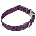thumbnail image 6 of Country Brook Petz® Premium Purple Paisley Dog Collar and Leash, Large, 6 of 7