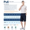 thumbnail image 6 of PULI Men’s 10" Golf Shorts Dress Casual Summer Flat Front Lightweight Travel Shorts with Pockets, 6 of 6