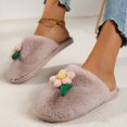thumbnail image 2 of Vedolay Womens House Slippers Casual Slippers Winter Soft Fuzzy Slippers Shoes Indoor Pink,37, 2 of 5