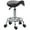 Black, variant on HOMCOM Saddle Stool Rolling Salon Chair for Massage Spa Clinic Beauty Black