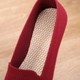 thumbnail image 6 of longantii Orthopedic Dress Shoes for Women Arch Support Slip on Non Slip Golf Shoes Breathable Knitted Mesh Stretch Volleyball Shoes Soft 2026 New Orthopedic Shoes Red, 6 of 7