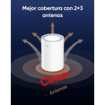 thumbnail image 3 of Sistema Mesh Wifi 6 Ax3000 Cudy M3000(2-nodos) Doble Banda, 200 M² Cobertura, Velocidad Hasta 2.5 Gbps, Conecta Hasta 200 Dispositivos, Vpn, Roaming Rápido, Control Por App, 3 of 11