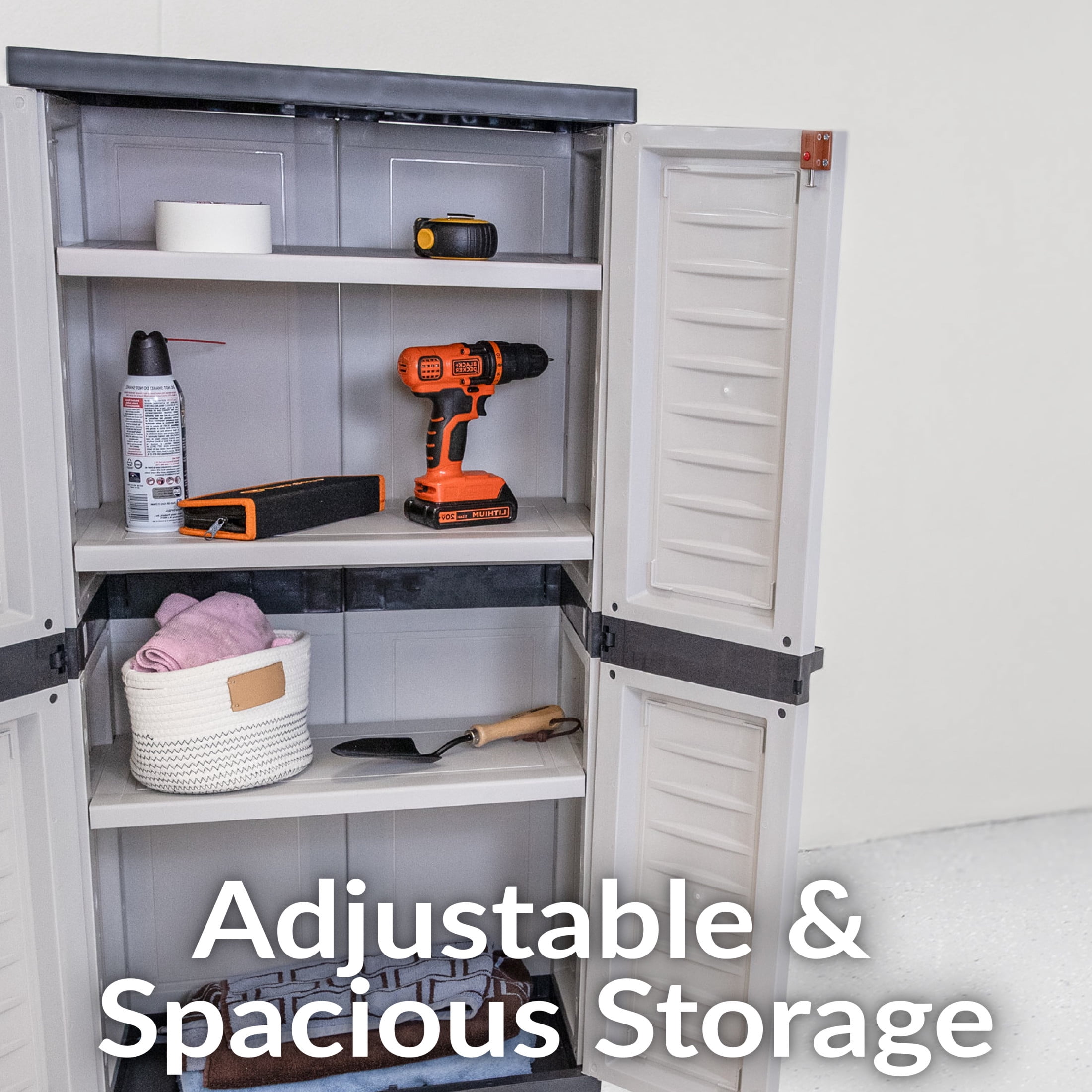 Sunnydaze Lockable Adjustable 48.75