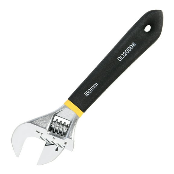 Large Opening Adjustable Spanner Monkey Wrench 6inch Slide Design Household Repair Hand Tool