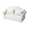 thumbnail image 1 of SHISUYAN 1 Ensemble Canapé Maison de Poupée Miniature Mini Canapé Modèle de Mobilier de Maison de Poupée avec Oreiller, 1 of 9