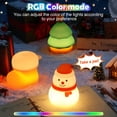 thumbnail image 3 of Set de Luces Nocturnas Ollycasa Muñeco de Nieve y Árbol de Navidad, 3 of 7