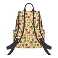 thumbnail image 2 of Naloa Cherries and Ladybirds Print Lightweight DayBackpack Suitable for school, work, shopping, travel, etc., 2 of 5