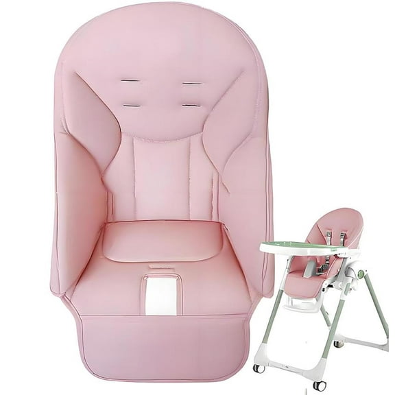 High Chair Cover Replacement - Universal Fit Cushion Pad for kids, Compatible with Most Chairs, PU Leather, Spill-Proof & Machine Washable