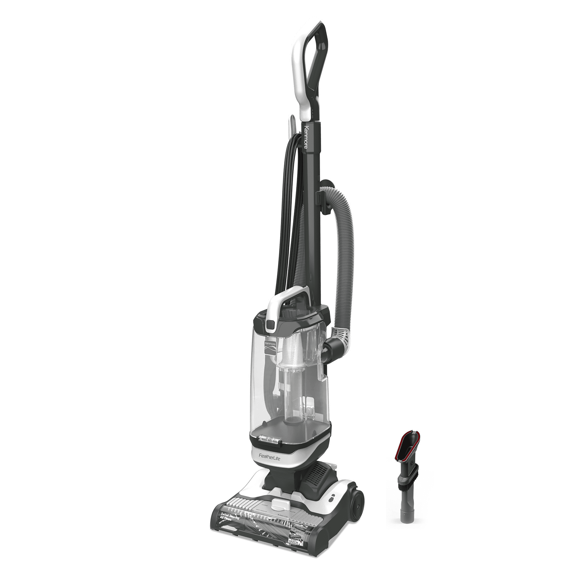Kenmore Featherlite™ Max Bagless Upright Vacuum, Pet Friendly, Hair Eliminator, 3X Dust Capacity, Lightweight, Model DU1265, White