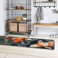 thumbnail image 7 of Fishes Carp Frolics Runner Rug for Hallways Kitchen Non Slip 2'x 6' Washable Hall Carpet for Bedroom Entryway Laundry Room, 7 of 7