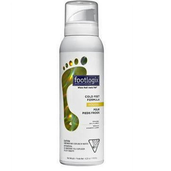 Footlogix Cold Feet Formula Mousse Foot Mousse, 4.2 oz