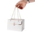 thumbnail image 4 of Unique Bargains Rectangular Gift Bags for All Occasions White, 4 of 5