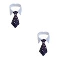 thumbnail image 1 of Methold Corbatas de moño para mascotas Traje de esmoquin para mascotas Corbata de juego de rol formal Adorable Toma de fotos Sujetadores de gancho y tipo 13 S 2piezas Methold CBP360573, 1 of 5