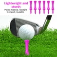 thumbnail image 3 of 40 Count Pink Golf Tees Plastic 57MM Long Castle Golf Tees, 3 of 7