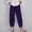 Purple-01, variant on Summer Capris for Women 2025 - Plus Size Casual Wide Leg High Waist Cropped Pants Gray Pants Size XXL