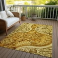 thumbnail image 6 of Addison Rugs Chantille Indoor/Outdoor Transitional Swirl Terracotta Washable Rectangle Rug, 9' x 12', 6 of 6
