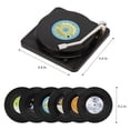 thumbnail image 5 of Drink Coasters Set of 12 Vintage CD Coasters Vinyl Records for Music Lovers, Housewarming Hostess Gifts Style 2, 5 of 7